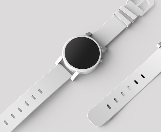 Smartwatch with silicone band shown in a best smart watch guide