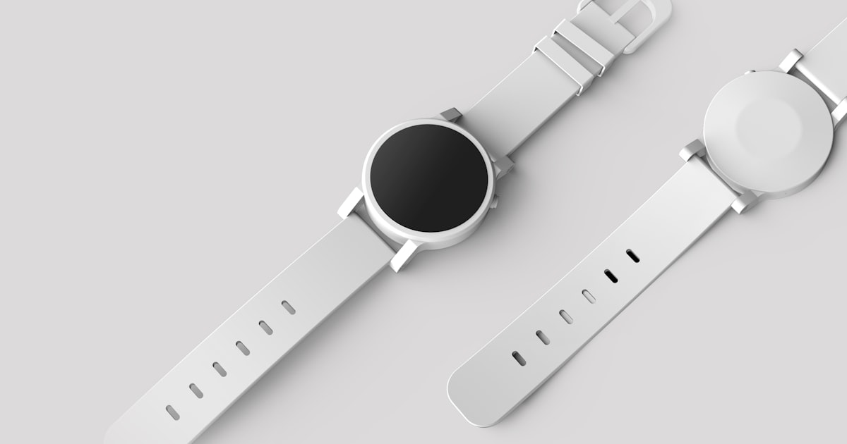 Smartwatch with silicone band shown in a best smart watch guide