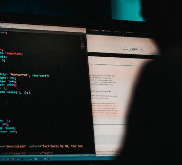 Computer cybersecurity concept for antivirus software guide