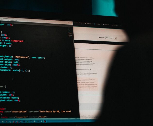 Computer cybersecurity concept for antivirus software guide